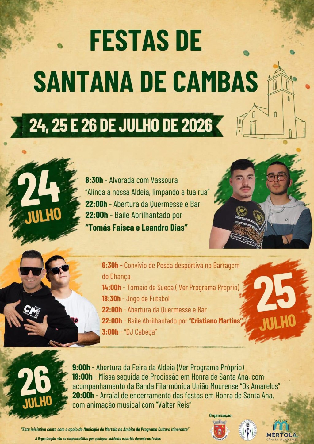 Santana de Cambas acolhe a Tradicional Festa da Aldeia e a Feira Centenária